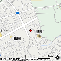 埼玉県狭山市祇園11周辺の地図