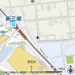 埼玉県三郷市半田1166周辺の地図