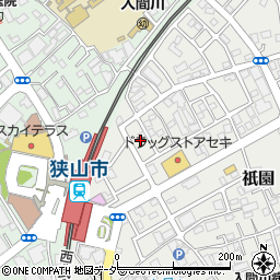 埼玉県狭山市祇園27周辺の地図