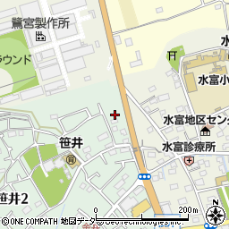 埼玉県狭山市笹井2丁目10周辺の地図