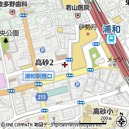 株式会社ハウスメイトショップ　浦和店周辺の地図