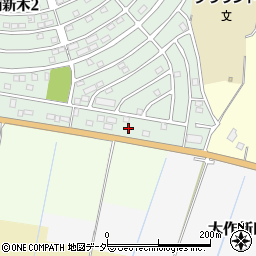 千葉県我孫子市南新木1丁目25周辺の地図