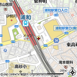 埼玉県さいたま市浦和区東高砂町2周辺の地図