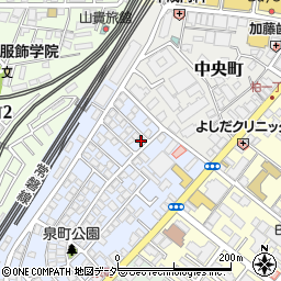 千葉県柏市泉町3-1周辺の地図