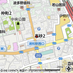 大黒屋質浦和西口店周辺の地図