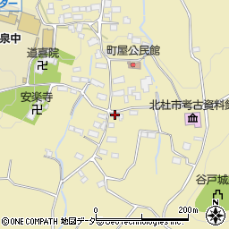 山梨県北杜市大泉町谷戸2218周辺の地図