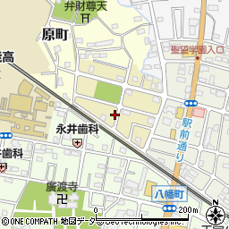 埼玉県飯能市原町121-10周辺の地図
