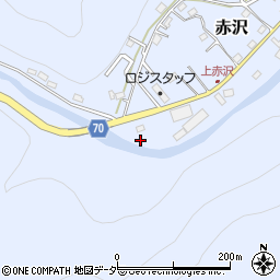 埼玉県飯能市赤沢599-4周辺の地図