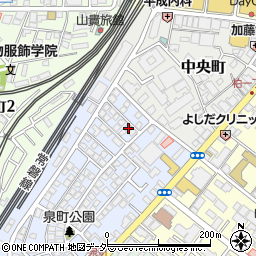 千葉県柏市泉町3-2周辺の地図