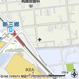 埼玉県三郷市半田1164周辺の地図