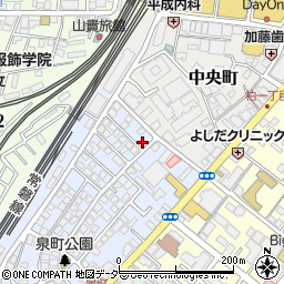 千葉県柏市泉町2-15周辺の地図