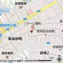 ＮＰＣ２４Ｈ浦和前地２丁目パーキング周辺の地図