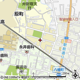 埼玉県飯能市原町121-7周辺の地図