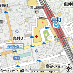 埼玉りそな銀行浦和駅前 ＡＴＭ周辺の地図