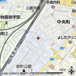 千葉県柏市泉町3周辺の地図