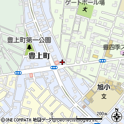 つばさ薬局　豊上店周辺の地図