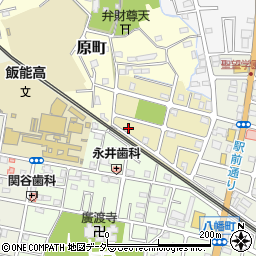 埼玉県飯能市原町121-13周辺の地図