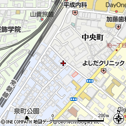 千葉県柏市泉町2-1周辺の地図