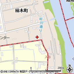 埼玉県草加市柿木町144周辺の地図