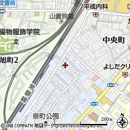 千葉県柏市泉町3-9周辺の地図