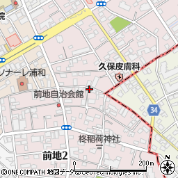 岡田襖店周辺の地図