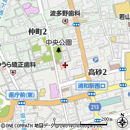 スミレ薬局浦和店周辺の地図