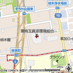 埼玉県草加市柿木町107周辺の地図