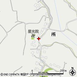 千葉県成田市所503周辺の地図
