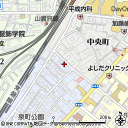 千葉県柏市泉町2-3周辺の地図
