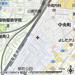 千葉県柏市泉町3-5周辺の地図