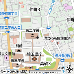 ファミリーマート埼玉県庁店周辺の地図