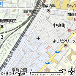 千葉県柏市泉町2-4周辺の地図