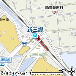 埼玉県三郷市周辺の地図