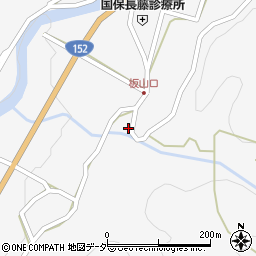 長野県伊那市高遠町長藤板山周辺の地図