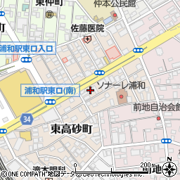 埼英スクール浦和校周辺の地図