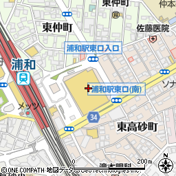 凛や 浦和店周辺の地図