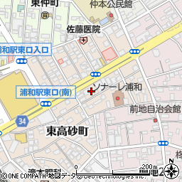 さいたま市役所　都市局都心整備部浦和駅周辺まちづくり事務所周辺の地図
