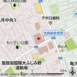 ふじみ野ステラ・ウェスト　ホール周辺の地図