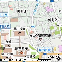 埼玉教育会館周辺の地図