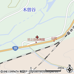 長野県木曽郡木曽町新開中部周辺の地図