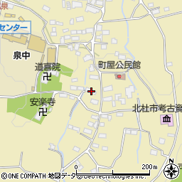 山梨県北杜市大泉町谷戸2230周辺の地図