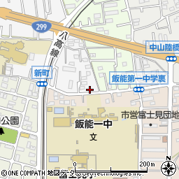 ハチ駆除サービス２４飯能中山店周辺の地図