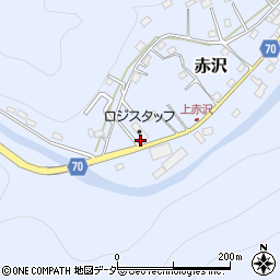 埼玉県飯能市赤沢630-9周辺の地図