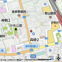 みずほ信託銀行浦和支店周辺の地図