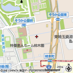 埼玉県草加市柿木町192周辺の地図
