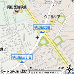 丸亀製麺狭山店周辺の地図