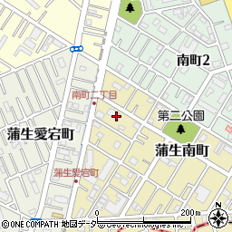 埼玉県越谷市蒲生南町7周辺の地図