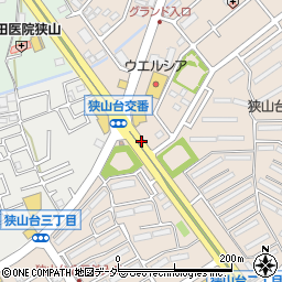 狭山台交番周辺の地図