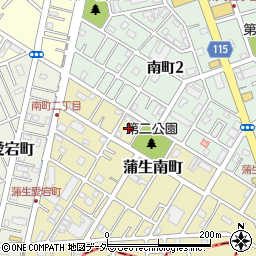 埼玉県越谷市蒲生南町3周辺の地図
