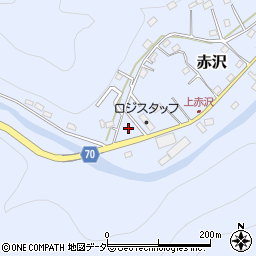 埼玉県飯能市赤沢632周辺の地図